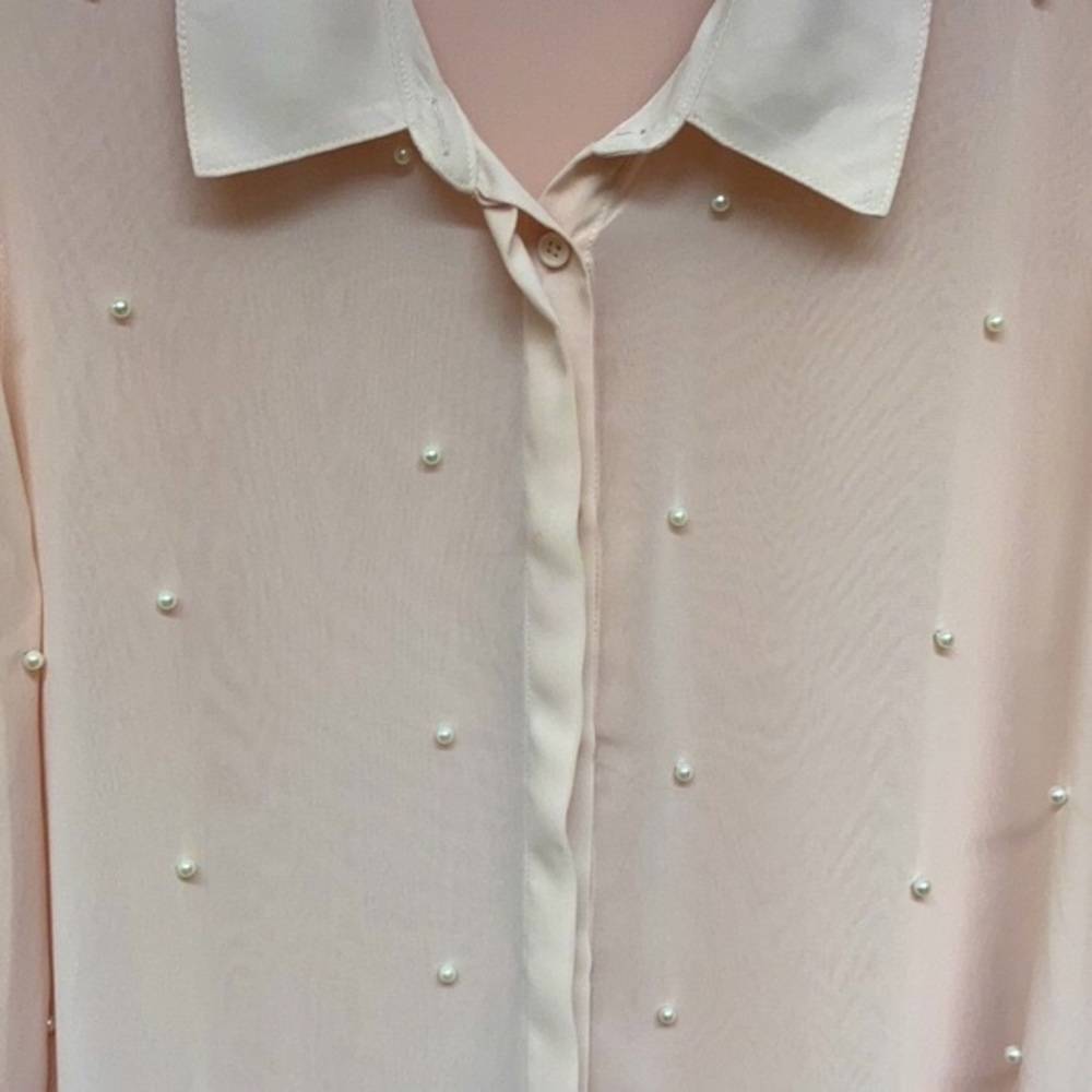 From Office to Evening pearl embellished blouse - Picture 6 of 6